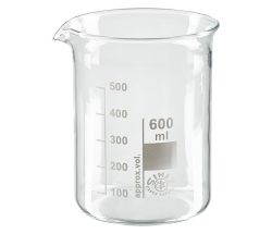 Maatbeker 600ml,10cm doorsnee kunststof