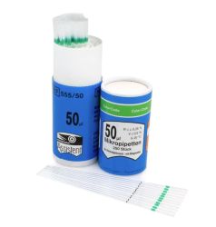 MT Hard glass capillary 50 microliter, 250/ package